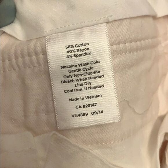 Talbots the Hampshire Curvy pink pants womens - Picture 8 of 8